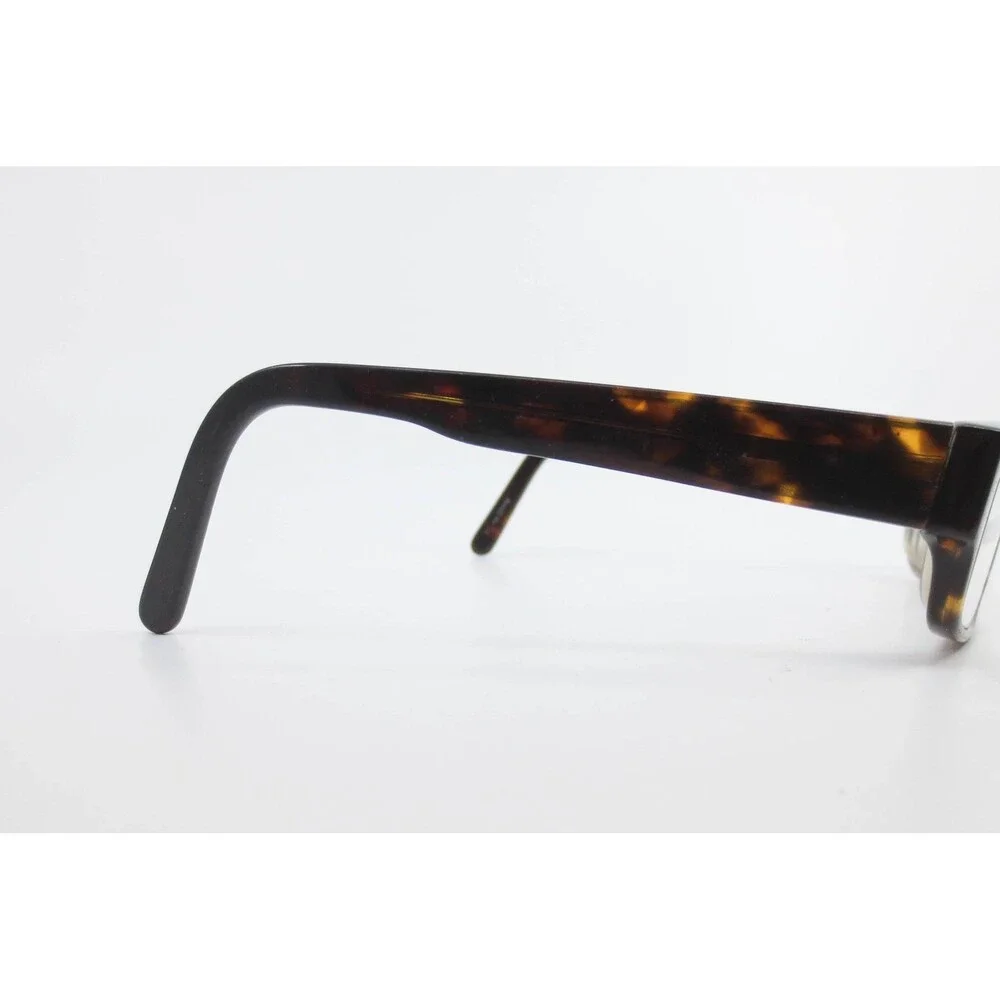 AZC 210 Col 10 Tortoiseshell Rectangular Eyeglass Frames 50-16-130 Brown Pattern